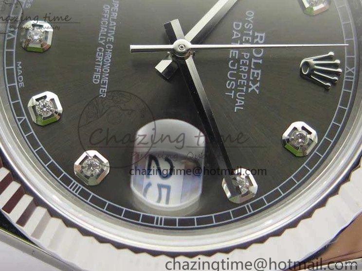 228238 Bracelet Noob Diamond Dial Edition Jubilee Best A3235 1:1 SS DateJust Gray On 0324